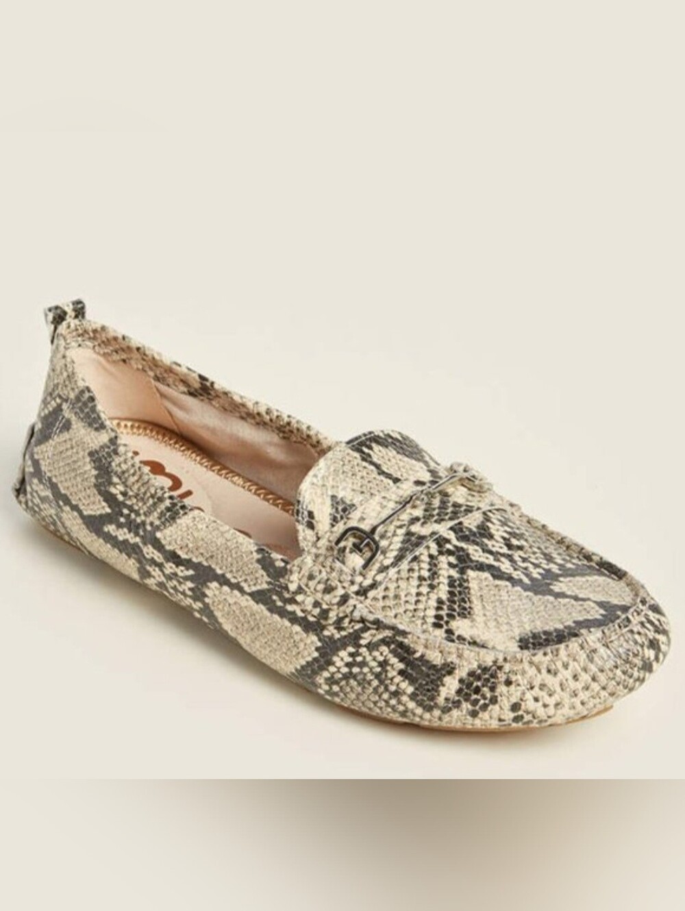 Sam Edelman FALTO Snakeskin Print Loafers size 9.5